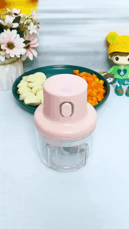 Trenditor™ - Mini Electric Chopper || Portable Mini Wireless Electric Food Processor ||  Premium Quality Blade & 250ml Capacity with USB Charging