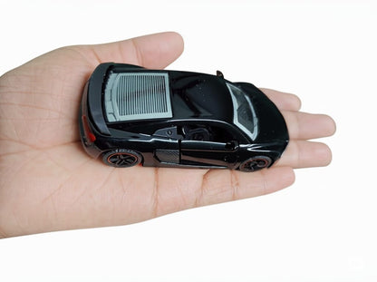 Trenditor™ Audi R8 Die-Cast Model Car (Black)- 1:43 Scale with Openable Doors