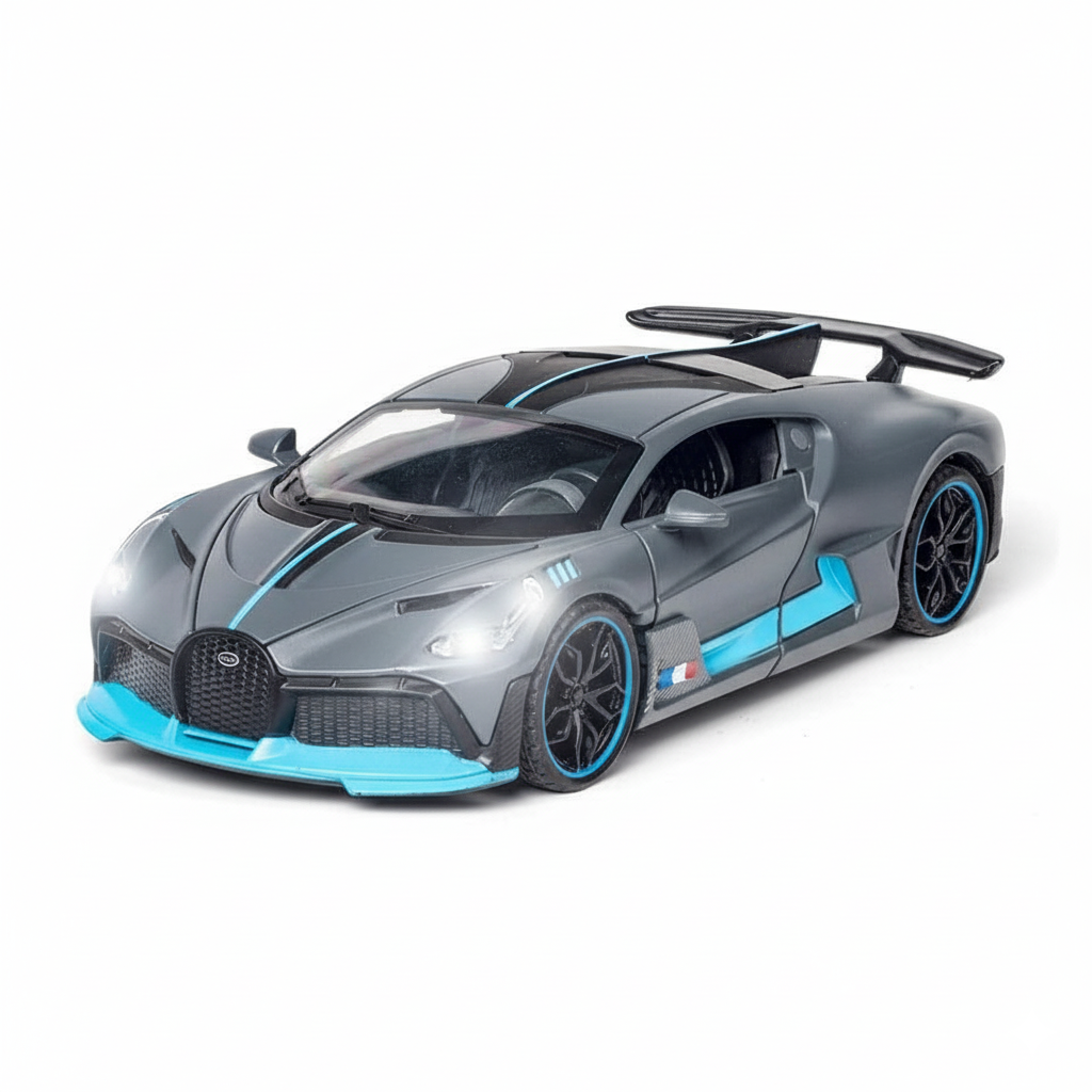 Trenditor™ Bugatti Divo 1:32 Scale Die-Cast Toy Car with Light & Sound Features