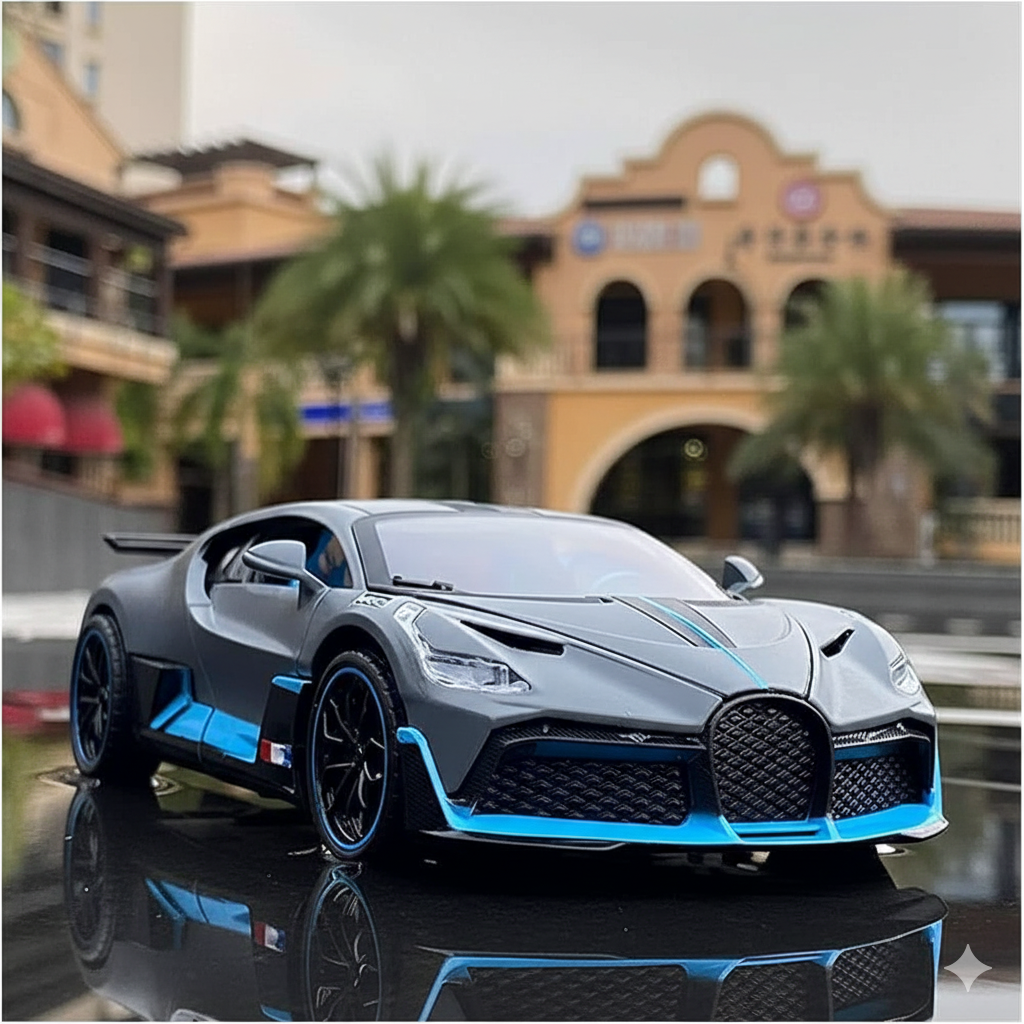 Trenditor™ Bugatti Divo 1:32 Scale Die-Cast Toy Car with Light & Sound Features