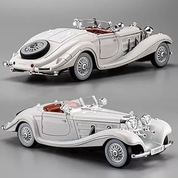 Trenditor™ 1936 Mercedes-Benz 500K Classic | 1:24 Scale Premium Die-Cast Model Car - White