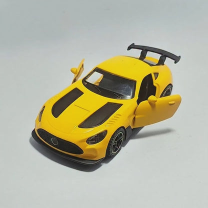 Trenditor™ Mercedes-AMG GT 1:43 Die-Cast Pull Back Car – Metal Body, Open Doors, No light&sound